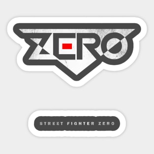 [STREET FIGHTER] ZERO (Original) Sticker